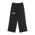 Fleece Drawstring Straight-Leg Sweatpants