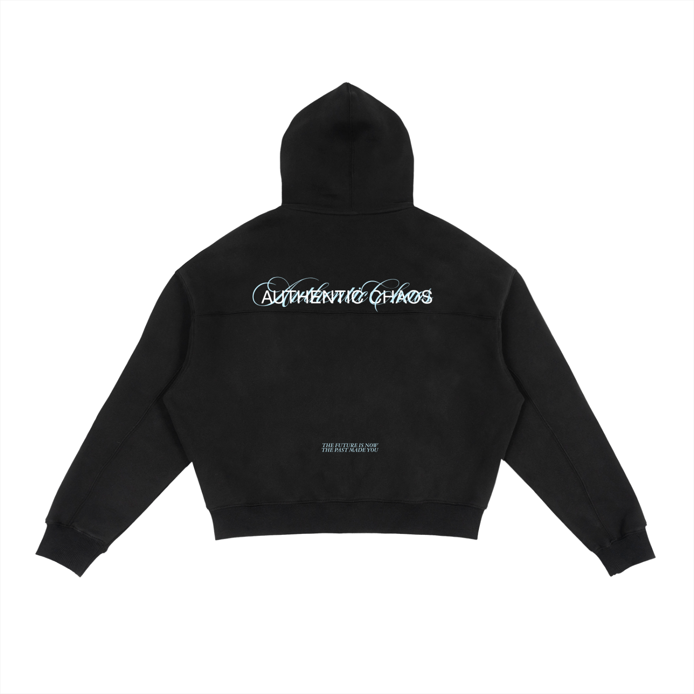 Fleece Zip-Up Boxy Hoodie - The Future is now